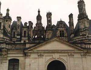 Castello di Chambord: particolare dei camini